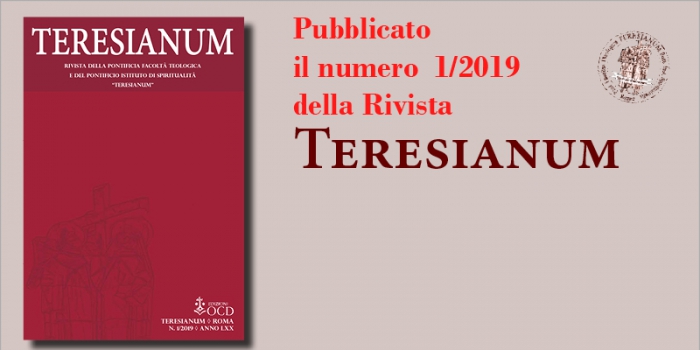 Pubblicato un nuovo numero della rivista Teresianum