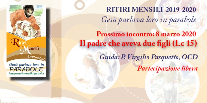 Ritiro mensile – domenica 8 marzo 2020
