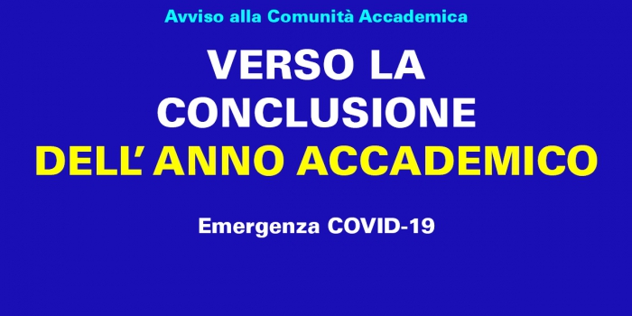 Verso la conclusione dell’Anno Accademico