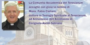Mons. Fabio Ciollaro, ex-studente del Teresianum, nominato Vescovo