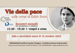 Vie della pace sulle orme di Edith Stein